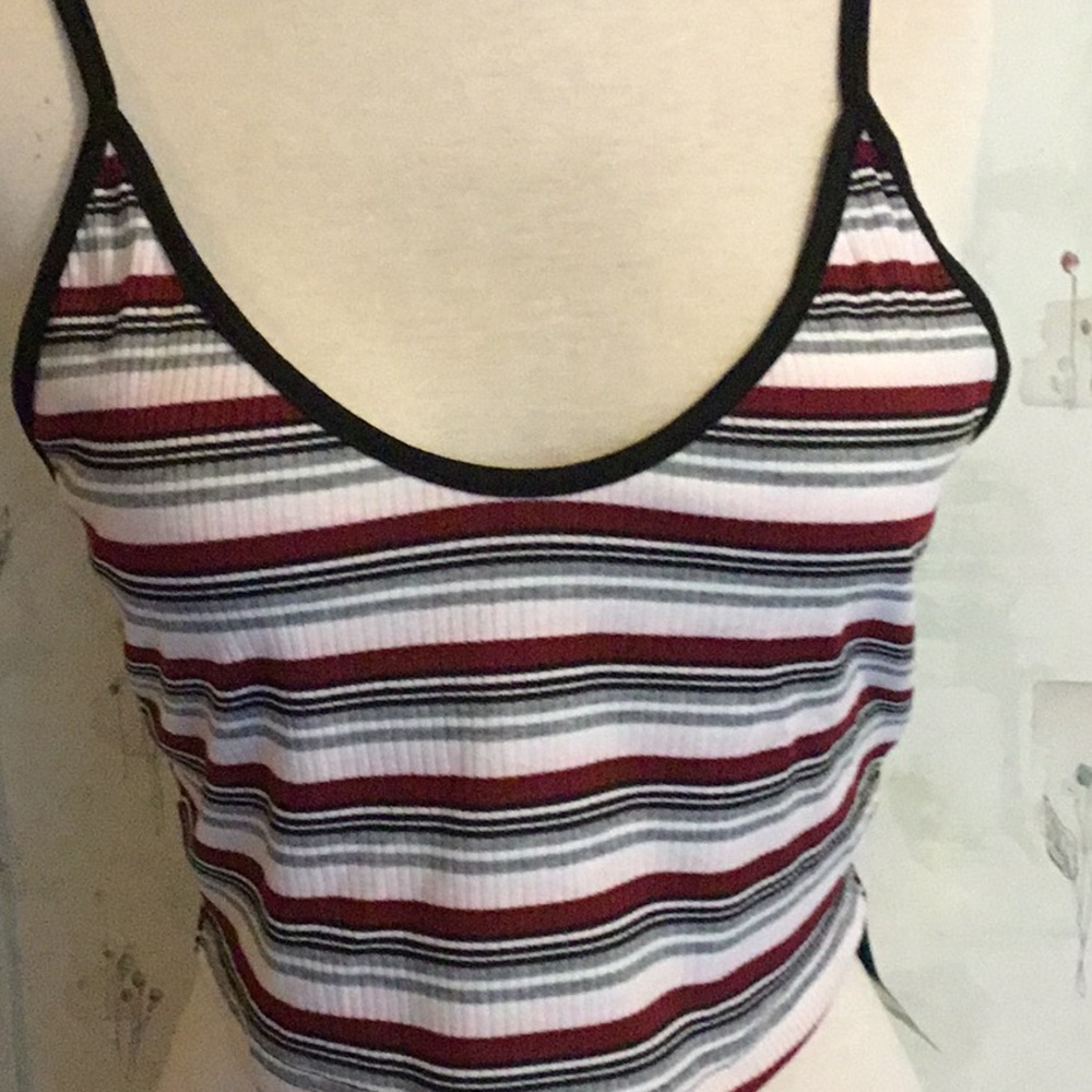2/$20 Y2k, vintage 70s inspired, NWT SHEIN Striped Print Cami Top